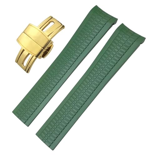 Bracelet de montre 22mm silicone pour Patek Aquanaut 5168G