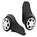 XiaoShiJie (Set of 2) Directional Luggage Mute Wheel Suitcase Replacement Repair Wheels Parts Spinner (DiLong D030#)