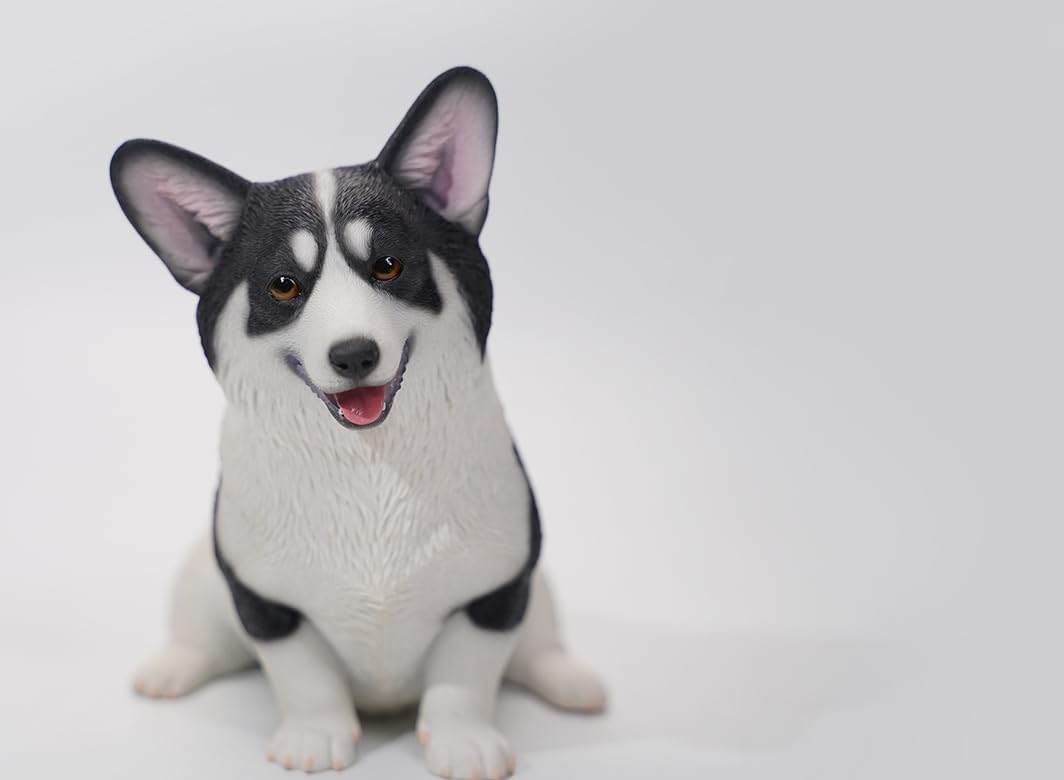 1:3 Scale Welsh Corgi Pembroke Model Magician Dog Figure Accessory Gift for Adult (X32302A)