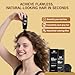 gowwim Hair Thickening Fibers Best 2-in-1 Kit Set,Keratin Hair Building Fibers & Spray Application Atomizador Pump Nozzle,Instantly Cover Sparse Hair Areas (Dark brown)