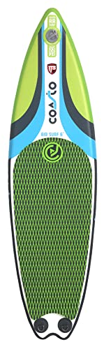 Coasto PB-CAIRS6A - Surf Gonflable - Gamme Air Surf 6’ - Dropstitch Double Couche Fusionné - 180 x 51 x 8 cm - Le premier surf gonflable au monde Cover