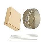 2' x 50' Titanium Exhaust Heat Wrap Roll for Motorcycle Fiberglass Heat Shield Tape with Stainless Ties…
