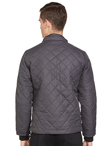 Image of The Indian Garage Co Men Slim Fit Solid Puffer Jackets