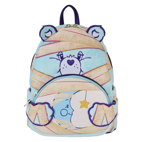Image of Loungefly Bisounours x Universal Monsters sac a dos Mini Bedtime Bear Mummy