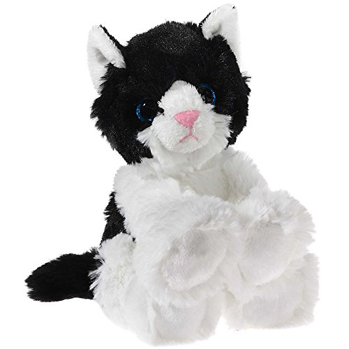 In materiale Softissimo Heunec - 2045395 - Peluche - Glitter-Kitty - Gattino Bianco / Nero - 20 Cm