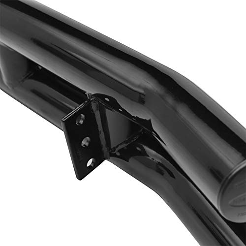 Smittybilt 3 Rear Double Tube Bumper without Hitch (Black) - JB44-R