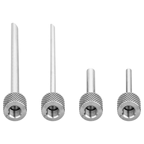 Whipped Cream Dispenser Injector Tips Nozzles - Stainless Steel - Set of 4 - Thumbnail 2