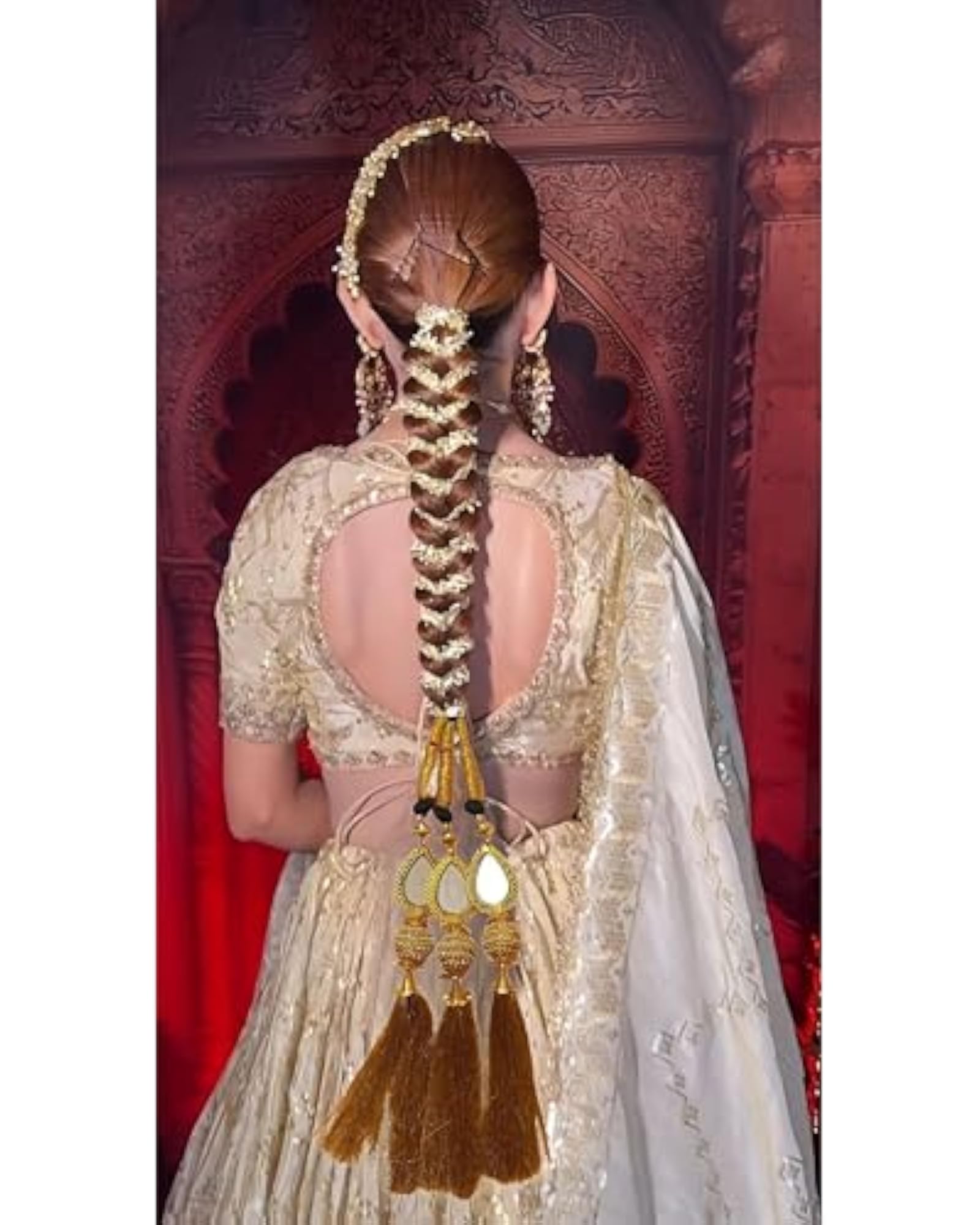Heavy Design Parandi with Golden Gotapatti Dori