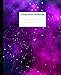 Composition Notebook: Pretty Wide Ruled Paper Notebook Journal | Cute Purple Galaxy Wide Blank Lined Workbook for Teens Kids Students Girls for Home School College for Writing Notes.