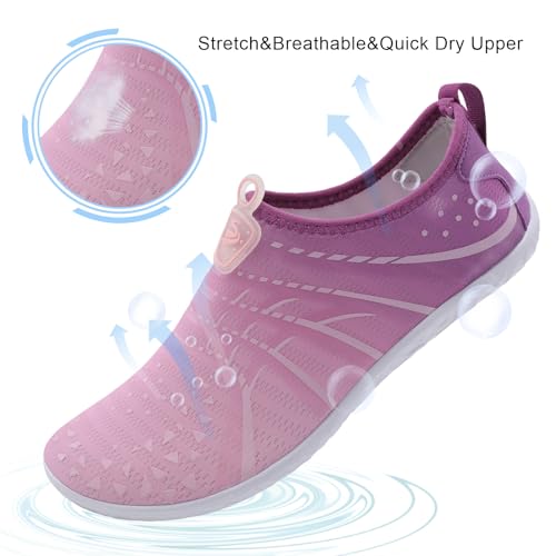 Image of Spesoul Womens and Mens Water Shoes Breathable Quick Dry Soft Barefoot Aqua Socks for Hiking Swim Beach Surf Yoga Sport