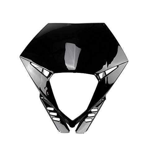 Targa faro nuova adattabile di marca Tun'R in plastica di colore nero. Venduta nuda all'unità. Fornito come da foto.
