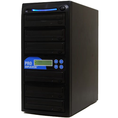 Image of Produplicator 1 to 5 24x Writer CD DVD Duplicator - Standalone Duplication Copy Tower