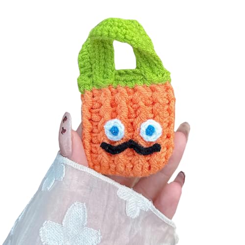 Yatchen Furry Case for AirPods 1&2,Funny Cute 3D Cartoon Plush Kawaii Carrot Handbag Fluffy Soft Warm for AirPods 2nd 1st Generation Carrying Charging Box with Keychain Protector