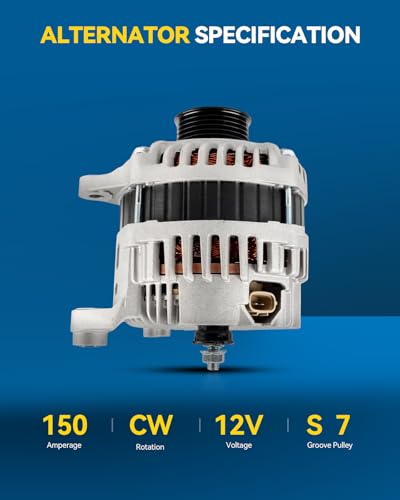 Image of PHILTOP 150A Alternator for Infiniti Q50 G37 Nissan 350Z 370Z