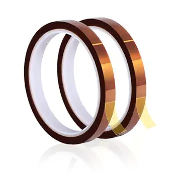 Heat Tape for Sublimation,2 Rolls 10mm x33m(108ft) Heat Resistant Tape,High Temperature Tape,Heat Transfer Tape,Polyimide Tape for Electronics and Heat Vinyl Press No Residue