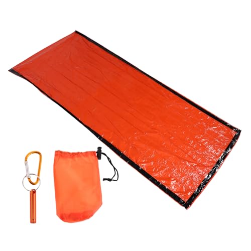 BESPORTBLE Multi-Purpose Sleeping Bag Survival Tarp Emergency Bag for Camping Hiking Adjustable Drawstring for Comfort