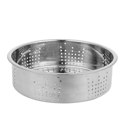 DECOMELODY シーステンレス製蒸し器バスケット メッシュフードスチーマー キッチン用品 蒸し料理に適した耐熱耐久設計