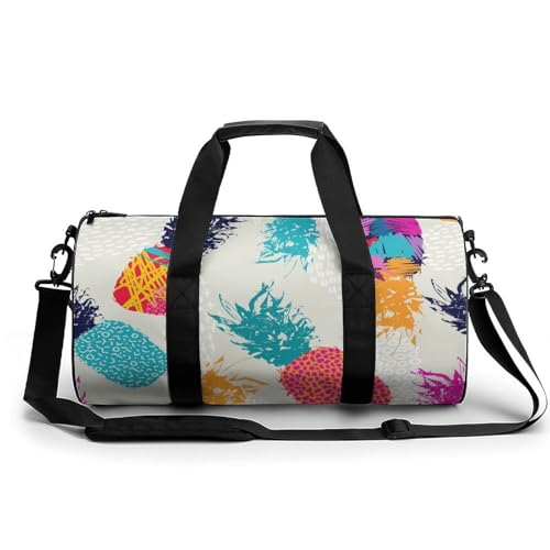 Sac de voyage ananas 45x23x23cm contre les bagages lourds