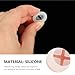 CALLARON 20Pcs Silicone Straw Stoppers - 17mm Straw Hole Plugs, Mason Jar Lids Plugs, Silicone Seal Fermenter Lid Grommet, Lids Airlock Grommet