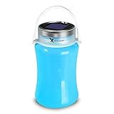 Xtreme Bright Solar Lantern and Collapsible Storage Bottle with USB Cable; Solar & USB Rechargeable