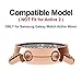 Yolovie Compatible with Samsung Galaxy Watch Active 1 Case 40mm, NOT for Active 2. PC Protective Cover Women Girl Bling Crystal Diamonds Shiny Rhinestone Bumper Watch Cases (Rose Gold)