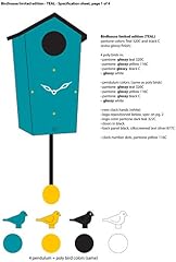 KOOKOO Birdhouse Petrol Cuckoo Clock product photo KOOKOO Birdhouse Petrol Cuckoo Clock product photo