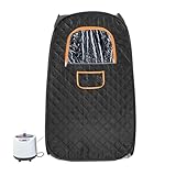 Uargd Compact Portable Steam Sauna Tent, 1200W Sauna Blanket with Chair & Storage Bag, Home Sauna Tent for Relaxation and Detox, Personal Sauna with Time & Temperature Remote Control