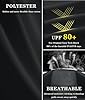 Cavva T Shirt for Men UPF 80+ Sun Protection Summer Short Sleeve Shirts Plain Tshirts Round Neck Moisture Wicking Fishing Hiking Tee Black 3XL #3