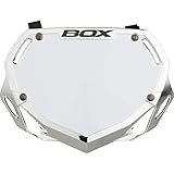 BOX Components Phase 1 Number Plate Small Silver Chrome