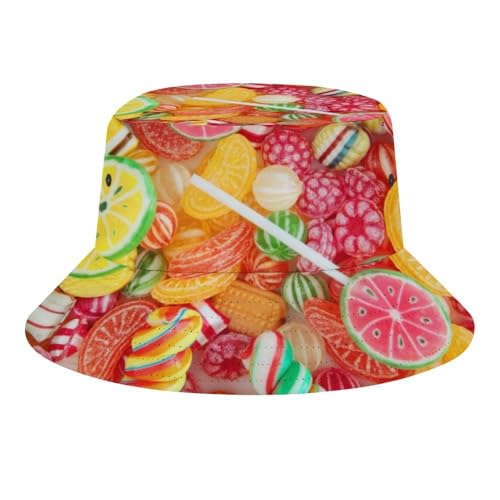Image of Food Golden Corn Bucket Hats Unisex Washed Cotton Lightweight Outdoor Summer Beach Sun Hats Men Women Bucket Hat for Travel
