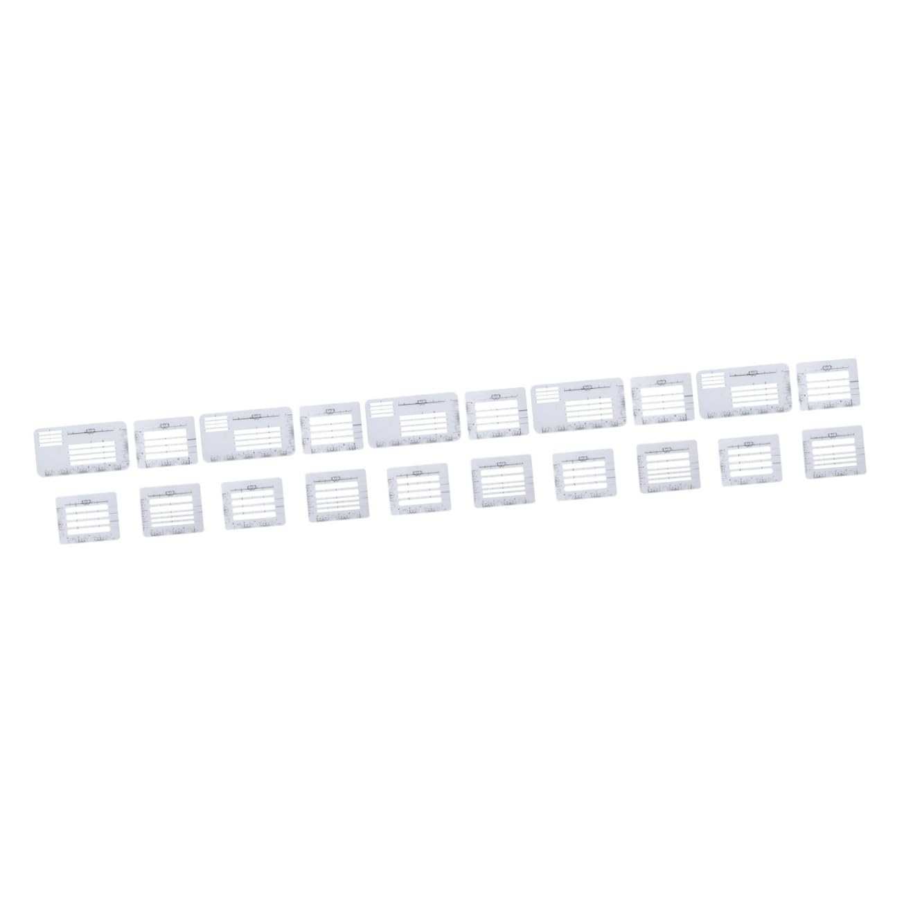 Tofficu 20 Pcs 4 Wedding Envelope Stencil Stencil Lettermate Staples Envelope Addressing Guide Stencil Wedding Envelopes Letter Molds Stencil Template Letter Nails Lettering