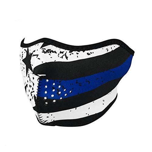 ZANheadgear® Half Mask Neoprene Thin Blue Line