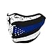 Zanheadgear WNFM171H Adult/Unisex Neoprene Face (Thin Blue Line Half Mask)