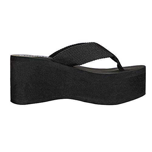 Women Wedge Sandals Platform Webbing Flip Flops3