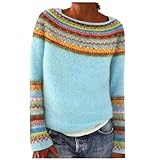 🍂 Polyvalent pour Automne & Hiver: Ce haut tricoté s'associe facilement avec un jean, un legging ou une jupe. C'est le pull irlandais parfait pour les promenades en forêt, le travail, ou comme tenue confortable pour les fêtes de fin d'année et Noël.