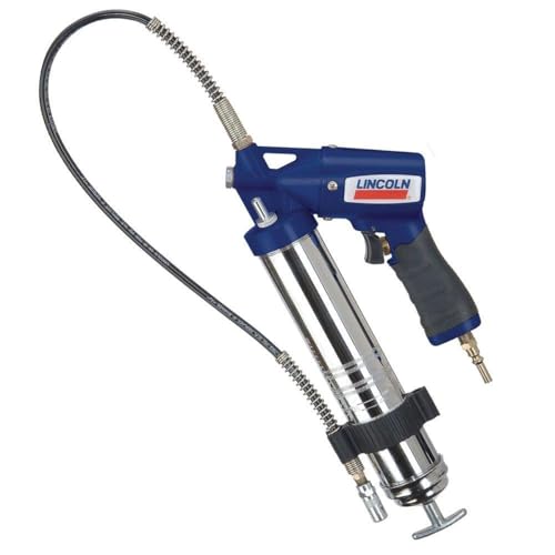 Lincoln 1162 Pneumatic Grease Gun with 30' High-Pressure Hose and Coupler,...