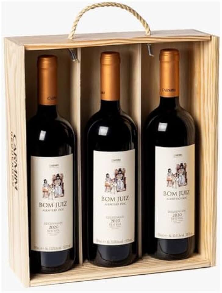 Kit 3 Vinho Tinto Carmim Bom Juiz Reguengos Reserva 750ml