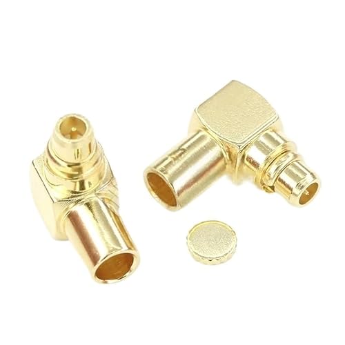 MMCX �I�X���X���p 90 �x�͂񂾔��d�� RG405 RG086 0.086 �C���`�P�[�u���X�g���[�g�� 50ohm R*/F �R�l�N�^�A�_�v�^(Male 90 Degree,20 Pcs)