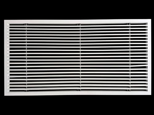 Image of Premium Central air Conditioning Grille- Linear Bar Grilles - Aluminium Powder Coated Grill, Ventilation Grill, Home Grill, ac Jali, Grill for Wall, Sidewall and Ceiling (24 inch * 12 inch)