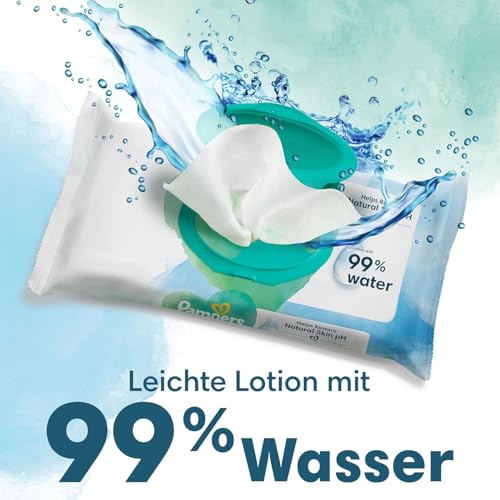 Pampers 81691055 Aqua Pure Baby - Salviette umidificate, colore: Bianco - 5