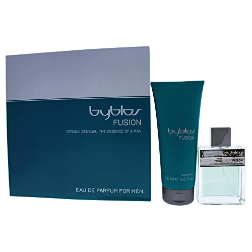 Byblos Fusion By Byblos for Men - 2 Pc Gift Set 3.4oz Edp Spray, 6.8oz Shower Gel, 2count