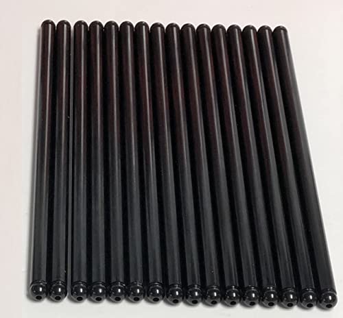 Elgin Industries Usa 7.800" Std Length Hp Hardened Pushrod Set Of 16 Compatible With Chevy Sb 400 383 350 327 305 283 #TOP14