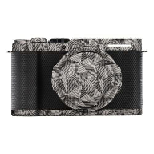 Mebont �J�����A�N�Z�T���[ LUMIX DC-L10�Ή� �J�����ɓK������ی쑕���X�e�b�J�[�ŁA�ώC�����A�ϖ��Ր���������J�����X�L���ی�t�B�����A����(Nordic Triangle Titanium)