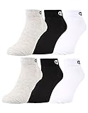 quarter length mens socks Lot de chaussettes en coton et maille cotellée confortable