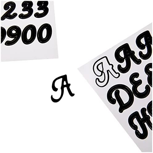 Sticko Sticko Alphabet Stickers-Black Script, Other, Multicoloured