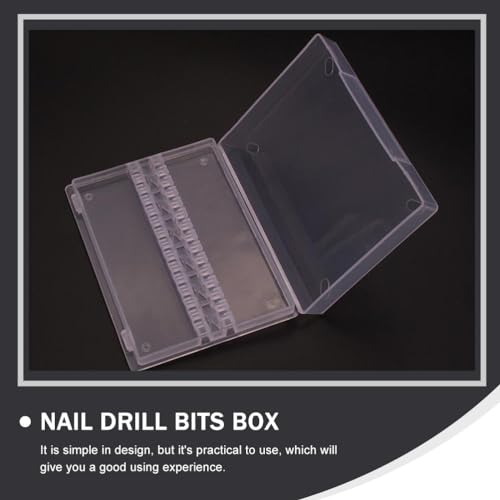 Caja organizadora para brocas de manicure 14 agujeros miniatura 5