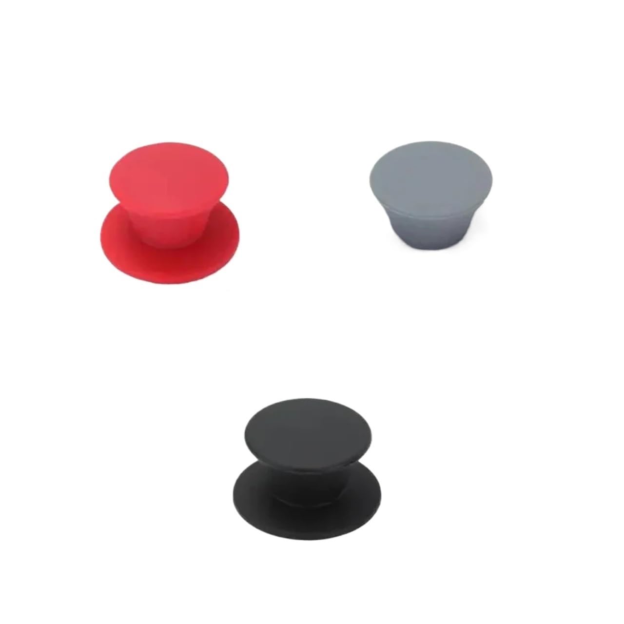 Yangshe Grey 15Pcs Silicone Pot Lid Handle Replacement Part Kitchen Cookware Accessory For Lids For Glass Steel & Silicone Lids(Grey)