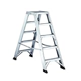 ✔ Dimensioni Funzionali per il Lavoro in Quota – Altezza chiusa 132 cm, altezza piattaforma 117 cm, altezza di lavoro 257 cm, larghezza di base 49 cm, peso 7 kg.