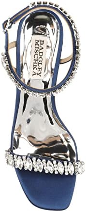 Badgley Mischka Women's Marilee Heeled Sandal, Navy, 10 | Image 4