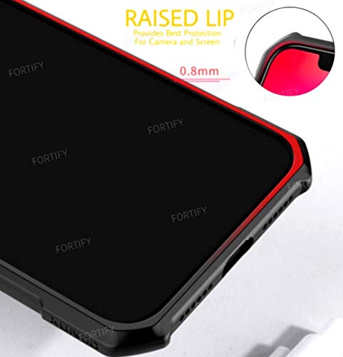 Image of RIGGEAR Xundd Back Cover Case for Realme 7, Realme Narzo 20 Pro (Armor|PC and TPU|Black)